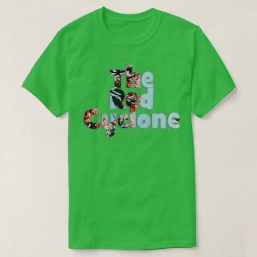 Der rote Zyklon T-Shirt (Design vorne)