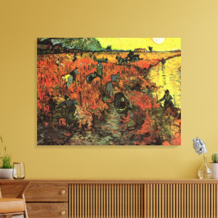 Der Roter Weinberg von Vincent van Gogh Leinwanddruck