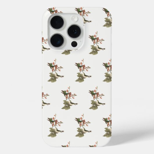 Der rothaarige oder rubingebeutelte Hummingvogel Case-Mate iPhone Hülle (Rückseite)