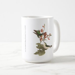 Der rothaarige oder rubingebeutelte Hummingvogel Kaffeetasse