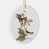 Der rothaarige oder rubingebeutelte Hummingvogel Keramik Ornament (Rechts)
