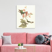 Der rothaarige oder rubingebeutelte Hummingvogel Leinwanddruck (Insitu (Wohnzimmer))