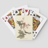Der rothaarige oder rubingebeutelte Hummingvogel Spielkarten (Rückseite)