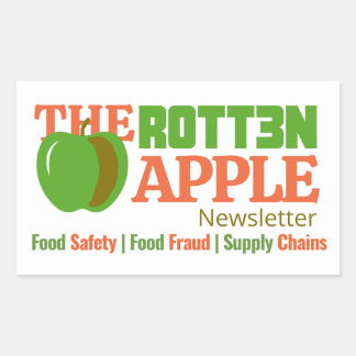 Der Rotten-Apple-Newsletter-Aufkleber Rechteckiger Aufkleber