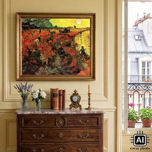 Der Rotweinberg von Vincent van Gogh Poster