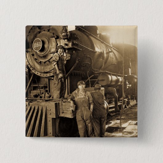 Der Roundhouse Rosies des Ersten Weltkrieges Button (Vorderseite)