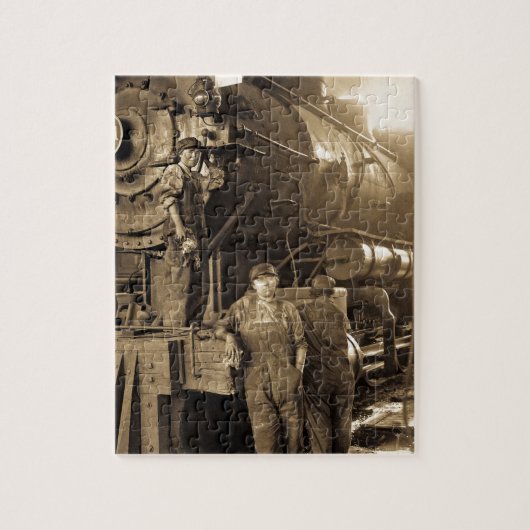 Der Roundhouse Rosies des Ersten Weltkrieges Puzzle (Vertikal)