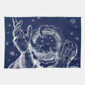 Der Rubaiyat der Schöpfung Omar Khayam Geschirrtuch (Horizontal)