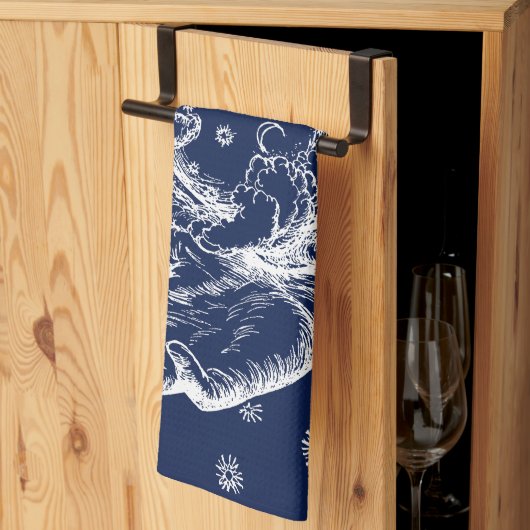 Der Rubaiyat der Schöpfung Omar Khayam Geschirrtuch (Drittel gefaltet)