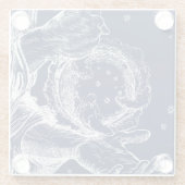 Der Rubaiyat der Schöpfung Omar Khayam Glasuntersetzer (Rückseite)