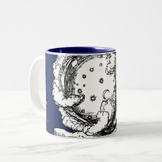 Der Rubaiyat der Schöpfung Omar Khayam Zweifarbige Tasse (Vorderseite Links)