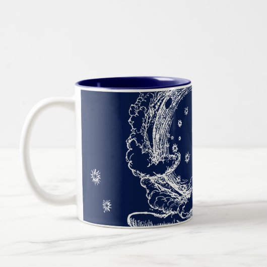 Der Rubaiyat der Schöpfung Omar Khayam Zweifarbige Tasse (Links)