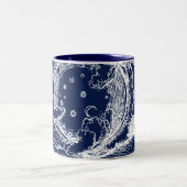 Der Rubaiyat der Schöpfung Omar Khayam Zweifarbige Tasse (Mittel)