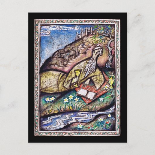 Der Rubaiyat Omar Khayam Postkarte (Vorderseite)