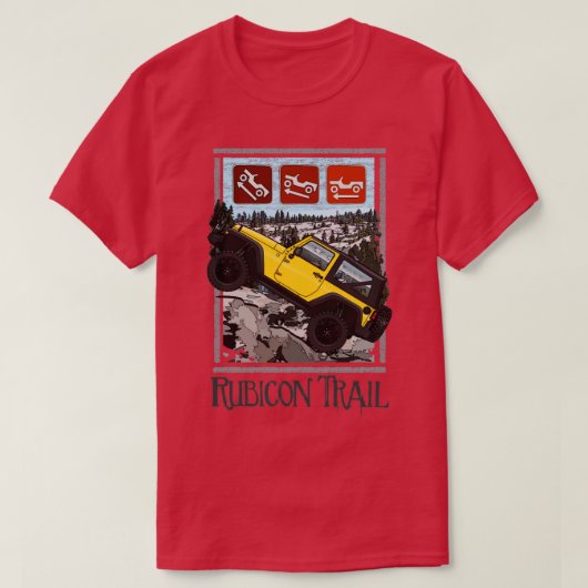 Der Rubicon Trail3 T-Shirt (Design vorne)