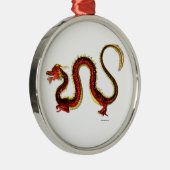 Der Ruby-Drache Ornament Aus Metall (Rechts)
