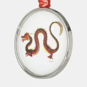 Der Ruby-Drache Ornament Aus Metall (Links)