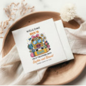 Der Rücken Bash der Schule! Editable End of Summer Serviette