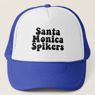 Der Rücken Santa Monica Spikers 70er Hut! Truckerkappe