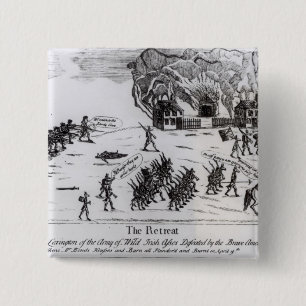 Der Rückzug, veröffentlicht 1775 Button