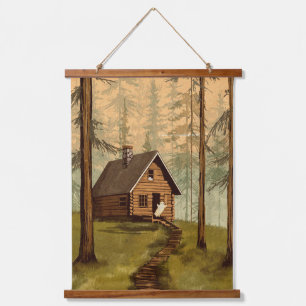 Der Rückzug Wandteppich Mit Holzrahmen