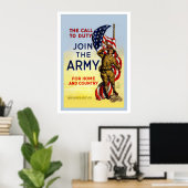 Der Ruf, der Armee beizutreten Poster (Heimbüro)