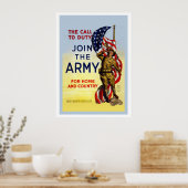 Der Ruf, der Armee beizutreten Poster (Küche)