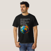 "Der Ruf der Erde: Werden wir zuhören?" Umwelt T-Shirt (Vorne ganz)