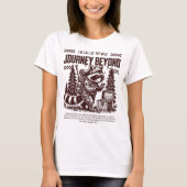 Der Ruf der wilden Reise nach hinten T-Shirt (Vorderseite)