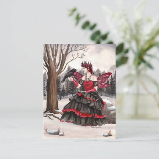 Der Ruf der Winters Chill Postkarte (Stehend Vorderseite)