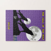 "DER RUF DER WOLF" PERSONALISIERT PUZZLE (Horizontal)