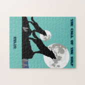"DER RUF DER WOLF" PERSONALISIERT PUZZLE (Horizontal)