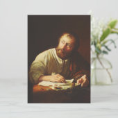 Der Ruf des Apostels Matthew Feiertagskarte (Stehend Vorderseite)
