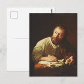 Der Ruf des Apostels Matthew Postkarte (Vorne/Hinten)