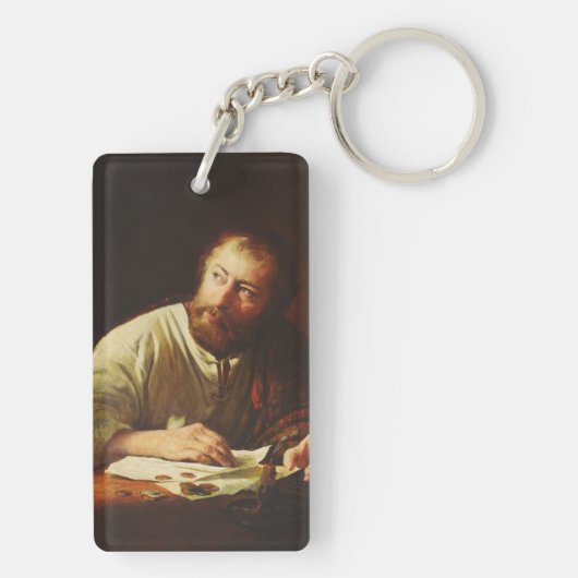 Der Ruf des Apostels Matthew Schlüsselanhänger (Rückseite)