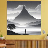 Der Ruf des Berges Leinwanddruck (Insitu (Wohnzimmer))