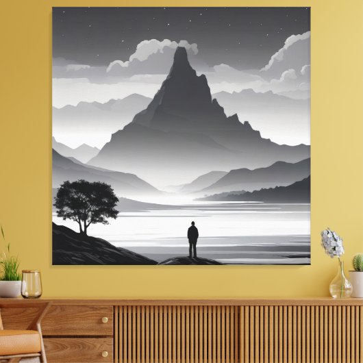 Der Ruf des Berges Leinwanddruck (Insitu (Wohnzimmer))