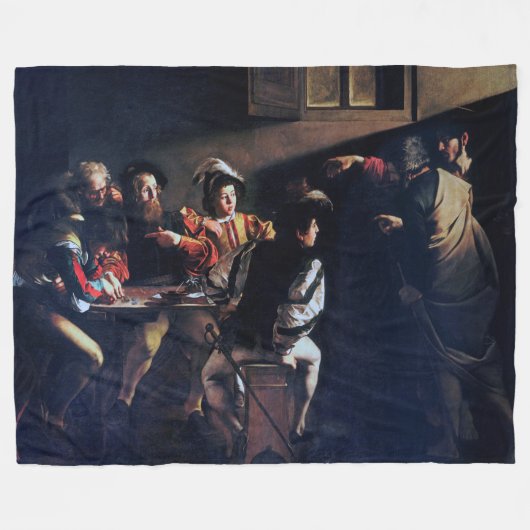 Der Ruf des heiligen Matthew, Caravaggio Fleecedecke (Vorderseite (Horizontal))