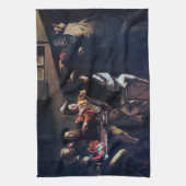 Der Ruf des heiligen Matthew, Caravaggio Geschirrtuch (Vertikal)