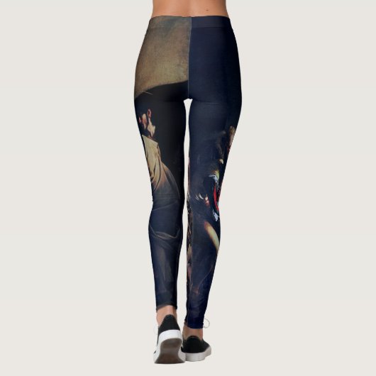 Der Ruf des heiligen Matthew, Caravaggio Leggings (Rückseite)