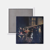 Der Ruf des heiligen Matthew, Caravaggio Magnet (Vorderseite/Rückseite)