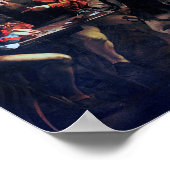 Der Ruf des heiligen Matthew, Caravaggio Poster (Ecke)