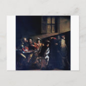Der Ruf des heiligen Matthew, Caravaggio Postkarte (Vorderseite)
