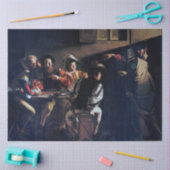 Der Ruf des heiligen Matthew, Caravaggio Seidenpapier (Basteln)