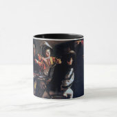 Der Ruf des heiligen Matthew, Caravaggio Tasse (Zentrum)