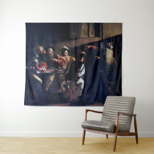 Der Ruf des heiligen Matthew, Caravaggio Wandteppich