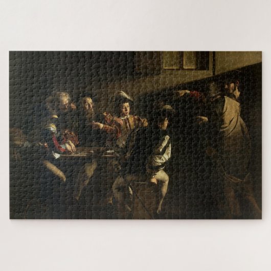 Der Ruf des heiligen Matthew - Meister Caravaggios Puzzle (Horizontal)