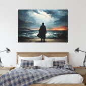 Der Ruf des Horizonts Leinwanddruck (Insitu (Schlafzimmer))