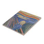 Der Ruf des Souls, der Schrei von Edvard Munch Fliese (Seite)