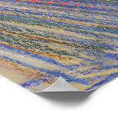 Der Ruf des Souls, der Schrei von Edvard Munch Poster (Ecke)